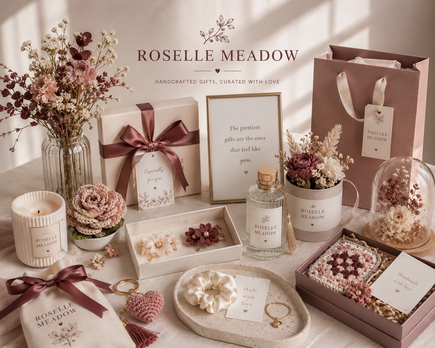 Roselle Meadow handcrafted and curated gifts