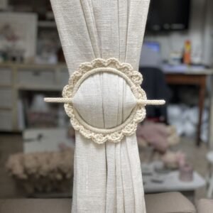 Lace Halo Curtain Tieback