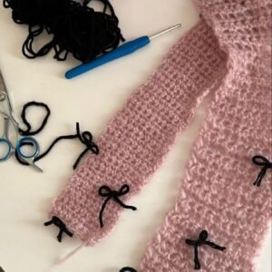 Blush Bow Scarf